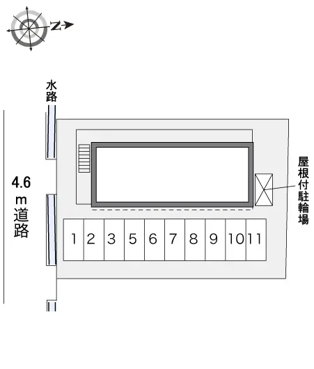 ★手数料０円★あま市七宝町桂　月極駐車場（LP）